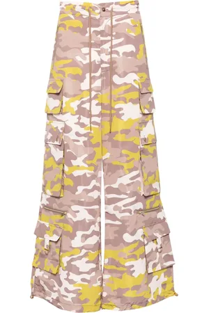 Cynthia Rowley Taffeta cargo trousers