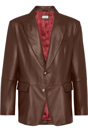 Brunello Cucinelli Leather blazer
