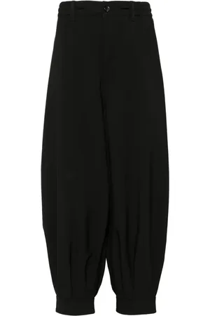 SONGZIO Button-fastening wide-leg trousers