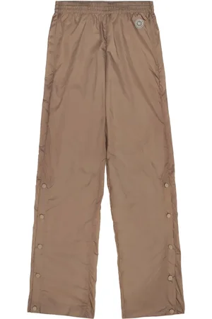 Sporty & Rich Logo-patch straight-leg trousers