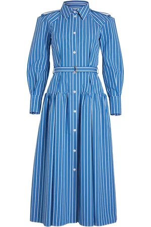 Patou Striped maxi shirt dress