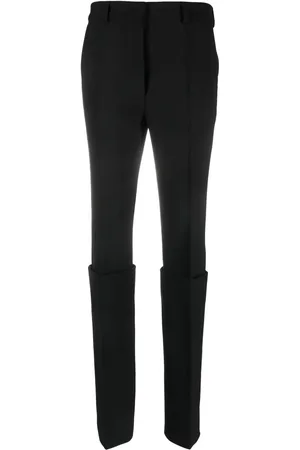 Sportmax Turn-up hem slim-fit trousers