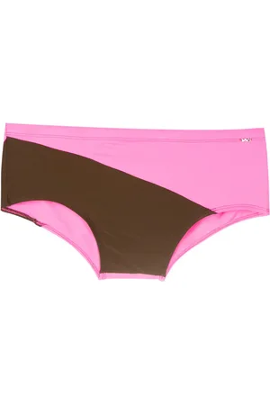 AMIR SLAMA Panelled swim trunks