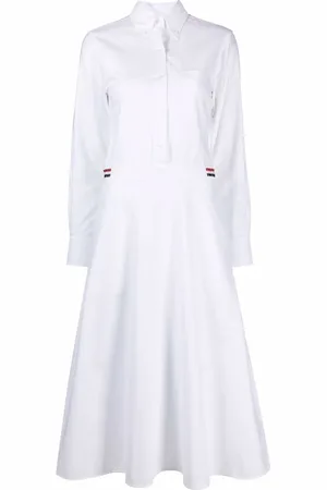 Thom Browne RWB tab shirt dress