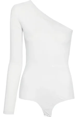Maison Margiela Single-stitch asymmetric bodysuit