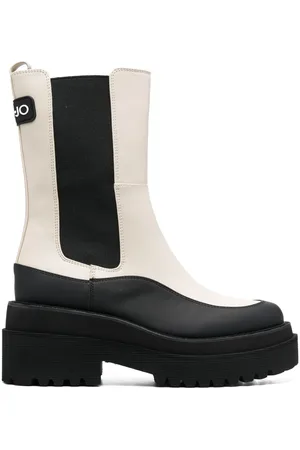 Liu Jo Two-tone chunky ankle boots
