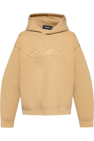 Dsquared2 Logo-embossed cotton hoodie