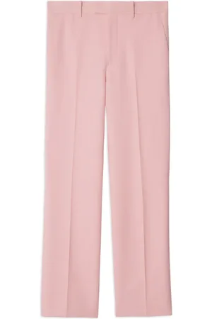 Burberry Pressed-crease wool tailored trousers