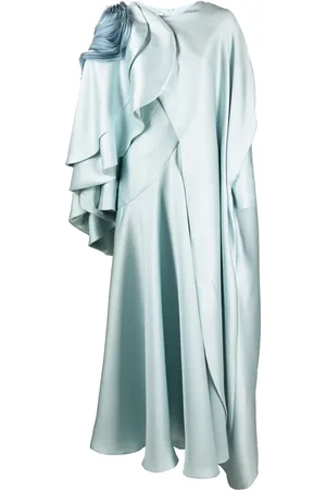 Gaby Charbachy Draped cape-style gown
