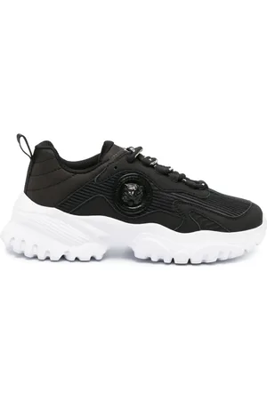 Roberto Cavalli Tiger Head-motif low-top sneakers