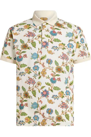 Etro Floral-print polo shirt