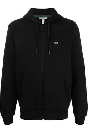 Lacoste Appliqu??-logo zip-up hoodie