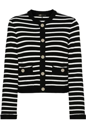 Maje Striped knit cardigan