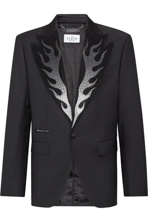 Philipp Plein Flame single-breasted blazer