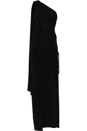Atu Body Couture Asymmetric ruched maxi dress