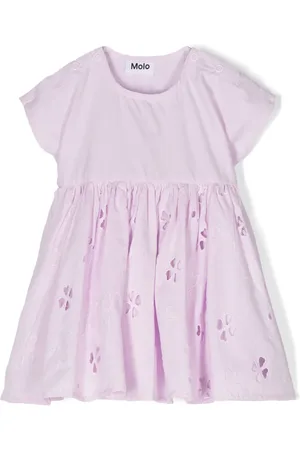 Molo Broderie-anglaise organic-cotton dress