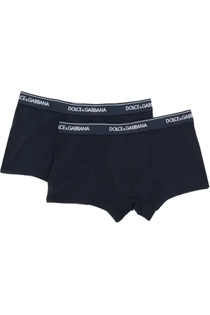 Dolce & Gabbana Logo-waist cotton boxer briefs (set of two)