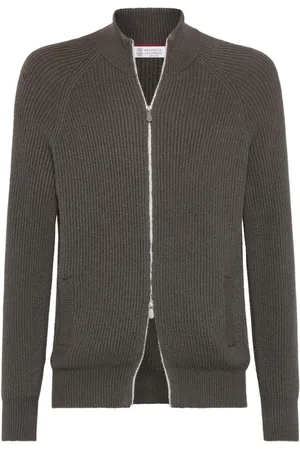 Brunello Cucinelli Ribbed-knit cardigan