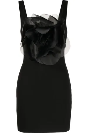 Cynthia Rowley Flower-appliqu?? sleeveless minidress