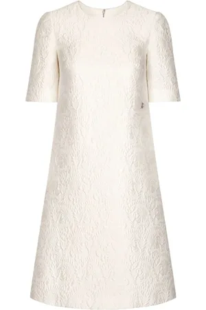 Dolce & Gabbana Floral-jacquard midi dress