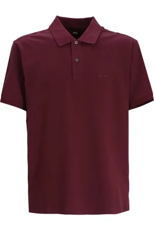 C.P. Company Logo-embroidered short-sleeve polo shirt