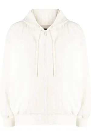 FIVE CM Panelled hooded jacket