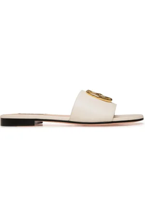 Bally Emblem-plaque leather slides