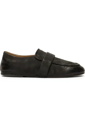 MARSÈLL Round-toe leather loafers