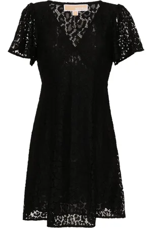 Michael Kors V-neck lace mini dress