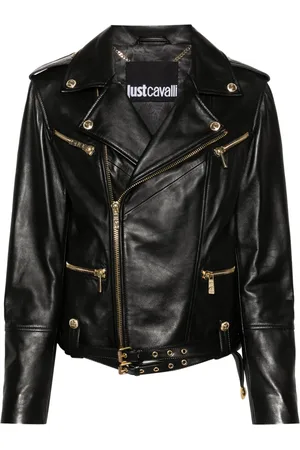 Roberto Cavalli Zip-up leather jacket