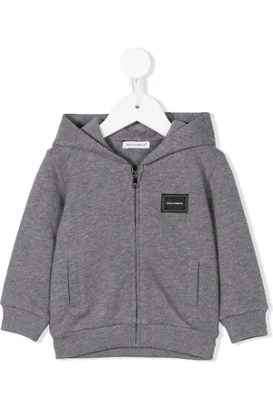 Dolce & Gabbana Logo-tag zip-up hoodie