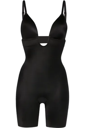 Spanx Suit Your Fancy plunge low-back mid-thigh bodysuit
