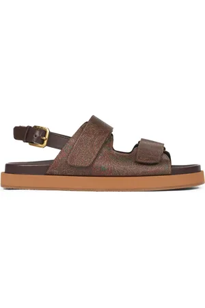 Etro Paisley-print slingback sandals