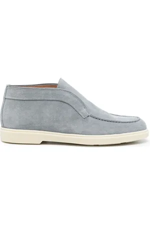 santoni Slip-on suede boots