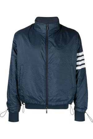 Thom Browne 4-Bar stripe ripstop jacket
