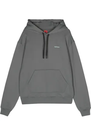 FERRARI Drop-shoulder jersey hoodie