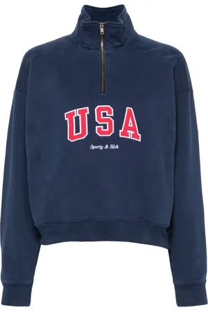 Sporty & Rich Embroidered-motif sweatshirt