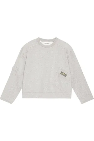Ganni Logo-patch sweatshirt