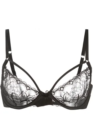 FLEUR DU MAL Gardenia lace demi bra