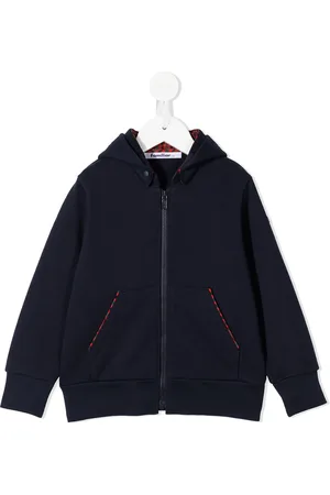 Familiar Zipped cotton hoodie