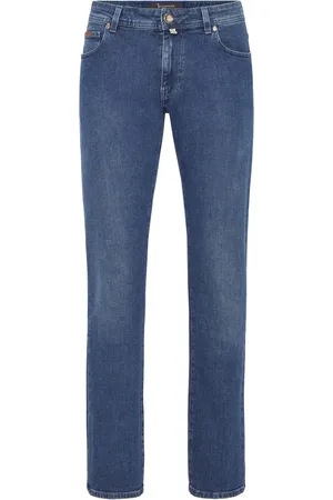 BILLIONAIRE Logo-patch regular-fit jeans