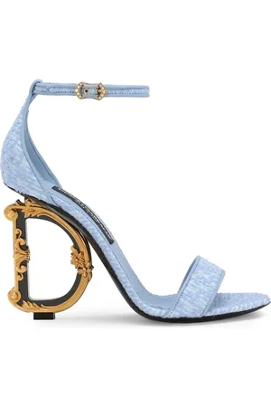 Dolce & Gabbana 105mm Baroque DG-heel boucl?? sandals