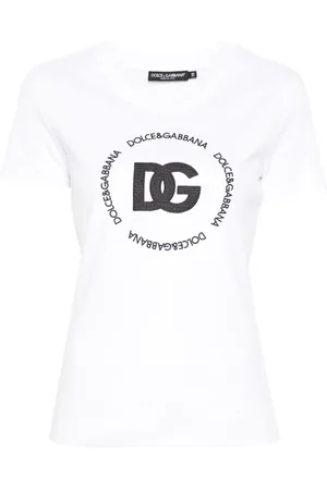 Dolce & Gabbana Embroidered-logo interlock T-shirt