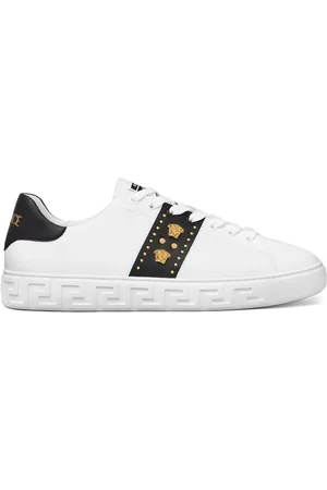 VERSACE Greca studded sneakers
