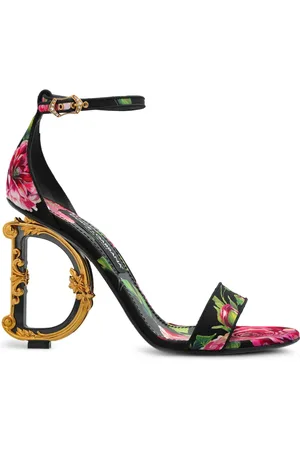 Dolce & Gabbana 115mm floral-print sandals