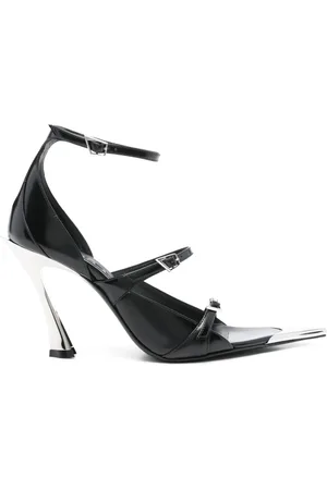 MUGLER 95mm leather sandals