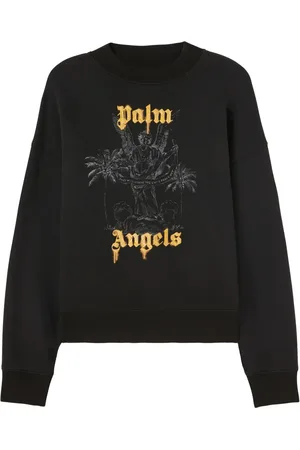 Palm Angels Logo-print cotton sweatshirt