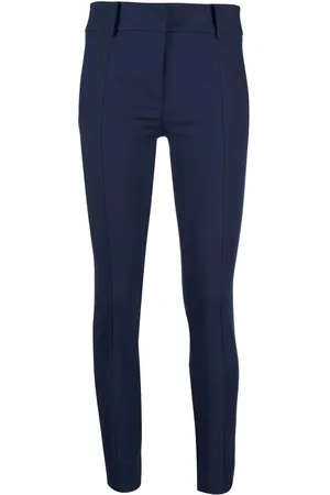 Patrizia Pepe Tailored-style mid-rise trousers