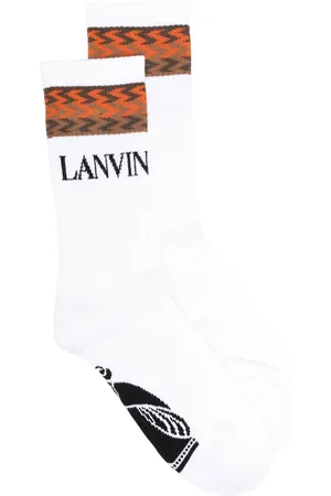 Lanvin Logo-print calf-length socks