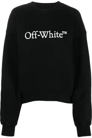 OFF-WHITE Bookish logo-print cotton sweatshirt